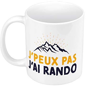 Fabulous Mug Céramique J'Peux Pas J'ai Rando France Montagne Trekking