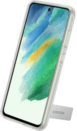 Samsung Clear Standing Cover Custodia Trasparente con cavalletto posizionabile per Galaxy S21 FE 5G
