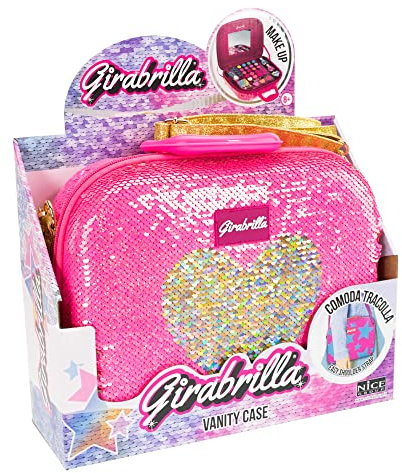 Nice Group - Girabrilla Make Up Case - Valigetta trucchi 02550C - ROSA Cuore ORO