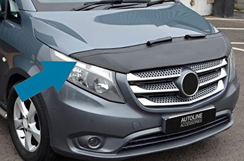 Schwarzer Motorhauben-BH für Vito W447 (ab 2015)