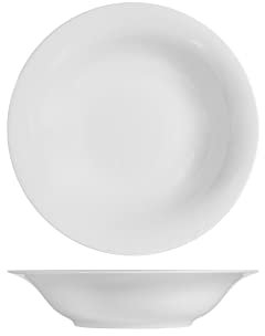 H&H 4470002 Plato hondo Charme, porcelana, blanco, 23 cm, porcelana