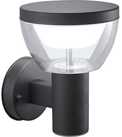 LED Aussenleuchten Wand-leuchte Wandlampe Flurleuchte Fluter 9W Schwarz modern IP44 309A