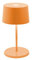 Zafferano, Olivia Mini Lampe, Tragbare und Wiederaufladbare Tischlampe mit Touch Control, Geeignet für Wohnzimmer und Außenbereich, Dimmer, 2700-3000 K, Höhe 22 cm, Farbe Orange