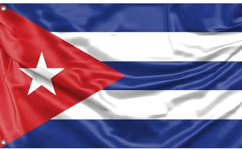 Bandera de Cuba | Diseño único | Hecho en la UE (90 x 150 cm)