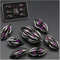 Würfelset for Dungeons and Dragons, DND Würfel 7 Pcs, ZHOORQI D&D Polyedrische Würfel Set Metall für Rollenspiele, The Arcanum Dice Set for Table Games (GZ-Purple)