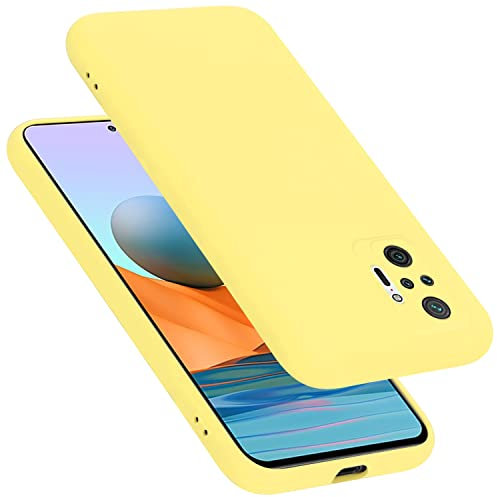 Cadorabo Hülle kompatibel mit Xiaomi RedMi Note 11 PRO+ Hülle Silikon Handyhülle für RedMi Note 11 PRO+ Case aus flüssigem Silikon- Kratzfeste und stoßfeste dünne TPU Schutzhülle - Liquid SCHWARZ