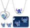 3PCS Cartoon s-ti-tc-h Halskette Anime Halskette, Mode Niedlich Silber Anime Halskette Schmuck, for Wife Girlfriend Mother Daughter Birthday Anniversary Valentine's Day Gifts