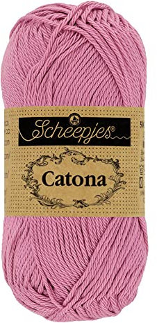 Scheepjes - Scheepjes Catona 398 Colonial Rose Yarn - 1x10g