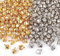 200 Stück Glöckchen, Glöckchen zum Basteln, Kleine Glöckchen, Rostschutz Mini Glöckchen, Deko Glöckchen für Schmuck Basteln, Weihnacht Fest Dekoration, Katzenspielzeug -10mm