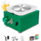 Pottery Wheel, Electric Mini Pottery Wheel with Detachable ABS Basin, 10cm 6.5cm Turntable Ceramic Clay Tool Kit, 2000RPM Adjustable Speed, Ideal for Art Craft Gift (Green)