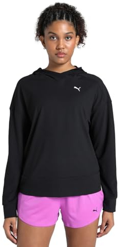 PUMA Damen CLOUDSPUN Hoodie Kapuzenpullis, PUMA Black-PUMA White, 3XL