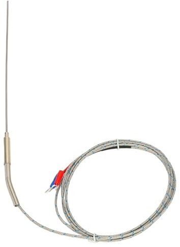 Thermoelement Typ K Hochtemperatur Temperaturfühler Messbereich 0 bis 1100 C für industrielle Anwendungen
