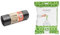 Relevo Large Black Bin Bags Heavy Duty 150L, Bin Liners with 100kg Weight Resistance, 10 Water Resis & Brabantia PerfectFit Bin Liners (Size G/23-30 Litre) Thick Plastic Trash Bags