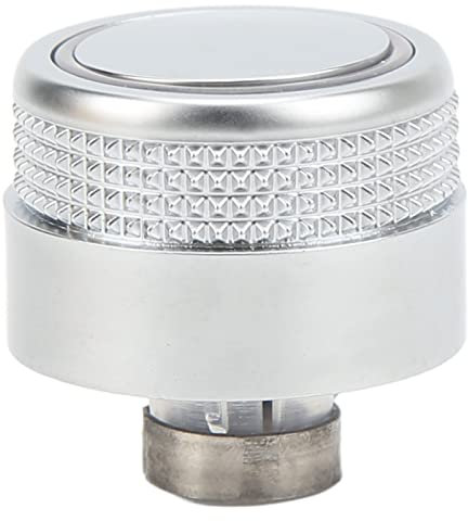 Ldafava Car Radio Volume Knob, Silver Push Button Knob, A6 S6 C7, A7 RS6 RS7 Manual Control knob