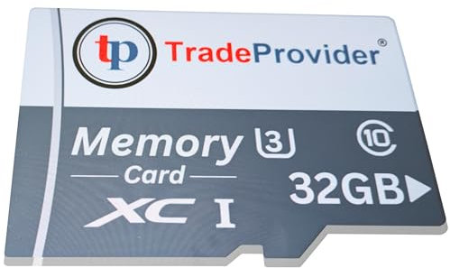 32GB TF Memory Card 4K Video Recording Up to 100MB/s Read Speed for CCTV Drones TF card Tablets Dashcam Cameras Smartphones by TradeProvider®