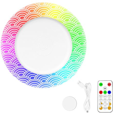 Lampada da Parete LED per Interni, USB Lampada da Parete Ricaricabile Con Telecomando & Controllo A Sfioramento, Lampada da Parete Senza Fili per Soggiorno, Camera da Letto, Corridoio e Scale(1Pcs)