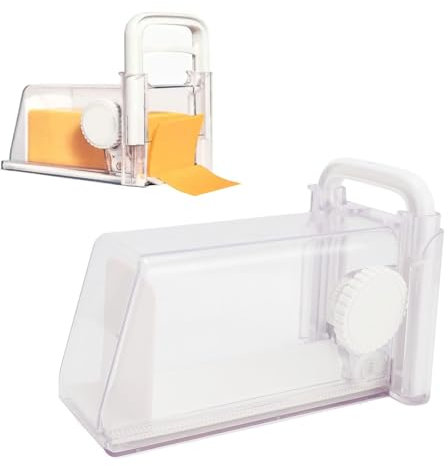 Pssopp Cheese Cutter Cheese Chopper Manual Cheese Slicer Butter Slicer Storage Box for Cut Block Cheeses, Butter, Meats, Other Appetizers