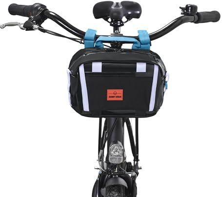 Johnny Urban Lenkertasche Fahrrad Damen Herren Schwarz Lila - Nelson - 2 in 1 Fahrradtasche & Umhängetasche - 4 Liter - Crossbody Bag für Lenker Vorne - Wasserabweisend