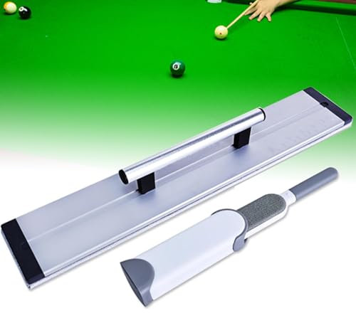 Billardtisch-Bürsten-Reinigungsset, Snooker-Billard-Billardtisch-Schienenbürsten-Set mit Griff, Billard-Billardtisch-Bürsten, Billard-Snooker-Billardtisch-Bürste for Reinigen des Billardtisches