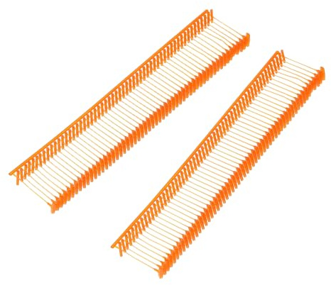 QUARKZMAN 2000 Stück Etikettierpistole Heftfäden, 15mm Standard (Orange) | Sicherheitsfäden Etikettierpistolen Kleidung Etikettierung und Textil Karton Tag