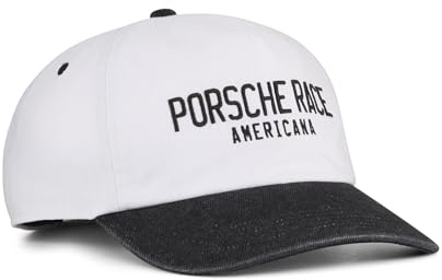 PUMA Erwachsene Porsche Legacy Lifestyle Dad Cap OneSize, White Black