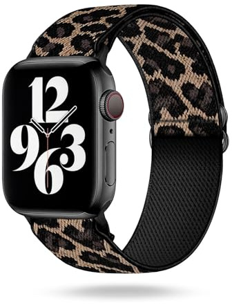 ONEFLOW Flex Loop Kompatibel mit Apple Armband Elastisch, Textil Stoff iWatch Armbänder Damen Herren Sport, Sportarmband Nylon Ersatz Watch Band Flexibel