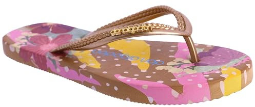 DON ALGODON Chanclas Mujer – Chanclas para Playa y Piscina - Sandalias Flip Flop de Goma con Suela Antideslizante y ligera (Multicolor, Sistema tallas calzado EU, Adulto, Mujer, Números, mediano, 41)