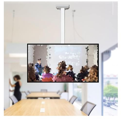 Deckenhalterung für Fernseher, Elektrische Deckenh Telescoping for 40 to 65-inch Flat Screen TVs Stand, TV Pole Holds Up to 45kg/99lbs