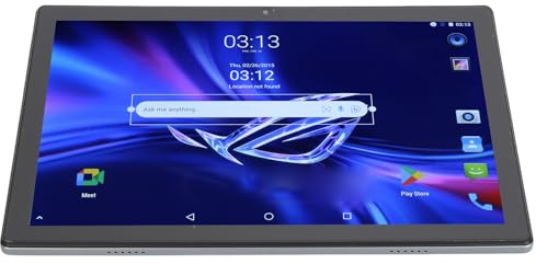 Generic Tablet 3G, Doppia Fotocamera da 6800 MAh, Tablet da 10,1 Pollici, WiFi Dual Band per lo Studio (BLACK)