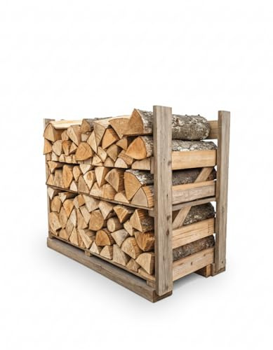Le Bois Qui Vous Chauffe - Bois de Chauffage Premium en Palette 50cm - Chêne Hêtre Charme Ultra-Sec Séché en Étuve - +42% de Chaleur - Prêt à l'emploi - 6 Stères - Livraison Gratuite Île-de-France