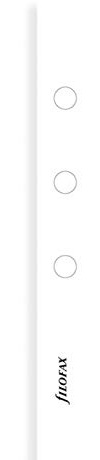 Filofax Personal White plain notepaper, 95x171mm ref:132405