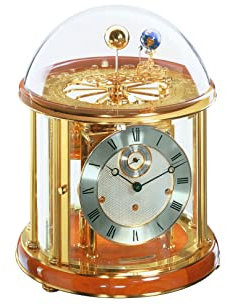 Kaminuhr Tellurium Farbe: Kirschbaum / Gold