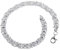 Flaches Königskette Armband 925 Silber - 6mm , Länge 16-25cm