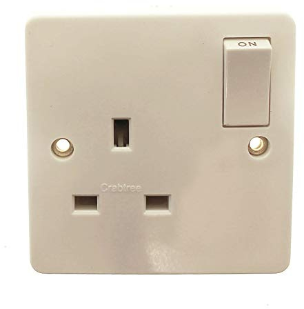 Crabtree 4304 Single Switched Socket 13A
