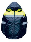 4-ACT Reflex-Regenjacke Gr. XL, Breite: 56 cm, Länge: 66 cm
