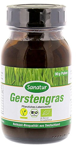 GERSTENGRAS Bio Pulver 90 Gramm