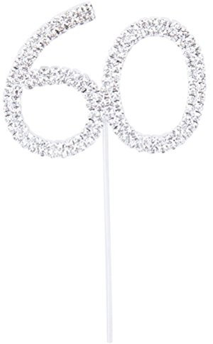 LEORX Cake Topper for 60th Wedding Anniversary Birthday Party