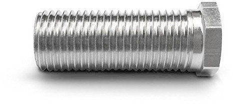Keenberk - Metrische Hohlschraube für Siebkorbventile - universelle Passform für Ventilabläufe mit 1,5 und 3,5 Zoll - M12 x 1,5 mm - 25 mm