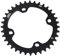 Runden Oval Fahrrad Kettenblatt, 32/34/36/Pin BCD 104 Mountain Stahl Schmale Breite Kettenblätter Single Kurbel Kette Ring Ersatzteile für Rennrad BMX MTB(36T-Schwarz)