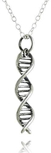 FashionJunkie4Life Halskette mit Anhänger, Anatomie, Chemie und Wissenschaft, Sterling Silber