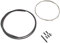 Shimano Spares MTB gear cable set for rear only, stainless steel inner, black