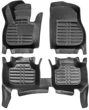 fussmattenprofi.com Auto Fussmatten Kompatibel mit BMW X1 (F48) Baujahr 2016-2022 I 100% Passgenau Geruchlos Allwetter Fussraumschale I 5D Premium TPE Fußmatten Set