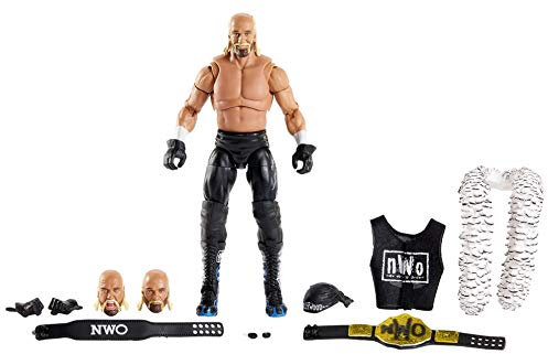 WWE Ultimate Edition Wave 7 Hollywood Hogan Actionfigur, 15,2 cm, austauschbares Einstiegsshirt, Laterne, Extra Kopf und austauschbaren Händen, für 8 Jahre und älter