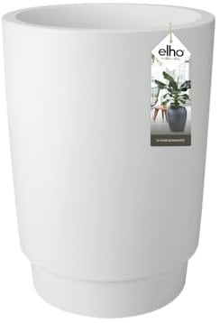 elho Pure Grade Smart LED 47 - Blumentopf - Transparent - InnenAußen - Ø 47 x H 66.35 - Mit Blick auf die Natur entwickelt