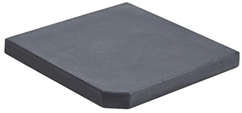vidaXL Base de Sombrilla Pie Soporte Parasol Refugio de Sol Verano Jardín Patio Terraza Piscina Playa Estable Duradero Granito Negra 47x47x4,5 cm
