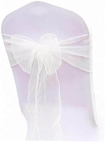 Namvo, 10 Stück Organza-Stuhlschleifen für breitere und breitere Stühle, für Hochzeit, Party, Event, Dekoration