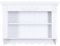 Scaffale da parete bianco in stile shabby chic da parete in legno, stile vintage