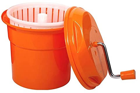 MNSRRN Küchensalat Gemüsedehydrator, Nahrungsmittel Trocknender Eimer Super Große Kapazität 10l / 20l Fruchtsalat Salat Rotary Tool, Gemüsedehydrator-Trockner,10L