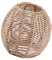 LOVIVER Suspension Abat-Jour Papier Corde rotin Boho tissé à la Main Abat-Jour en Osier pour îlot de Cuisine, Chambre, Restaurant, Salle à Manger, Style A
