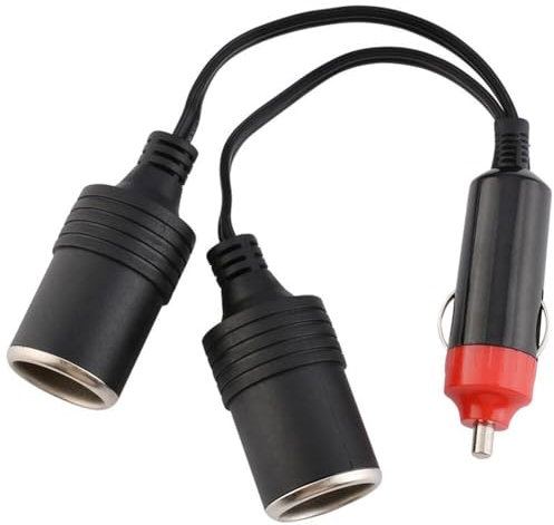 Prolunga per Accendisigari Auto, 12/24V Presa Accendisigari per Auto con 10A Fusibile Adattatore Universale per Accendisigari Compatibile con Pompa Frigorifero, Vuoto, Compressore